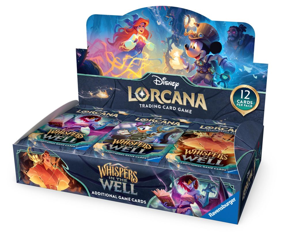 Disney Lorcana: Whispers in the Well Booster Box card