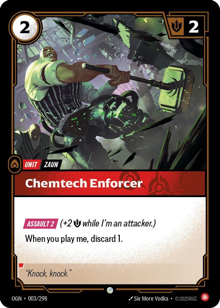 Chemtech Enforcer card