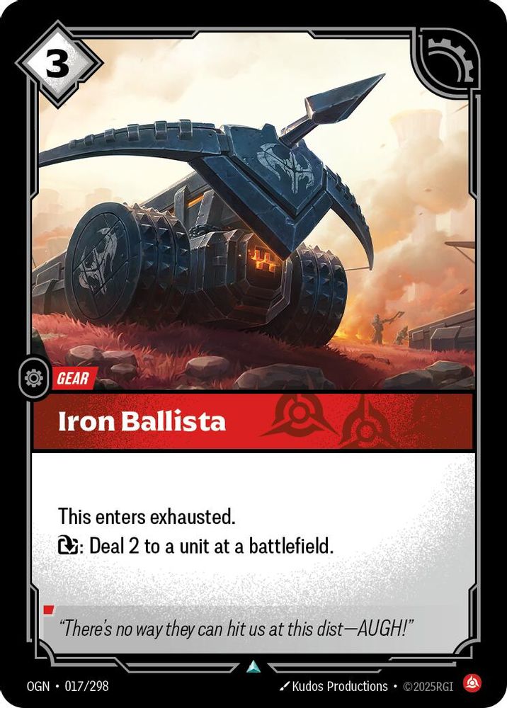 Iron Ballista card