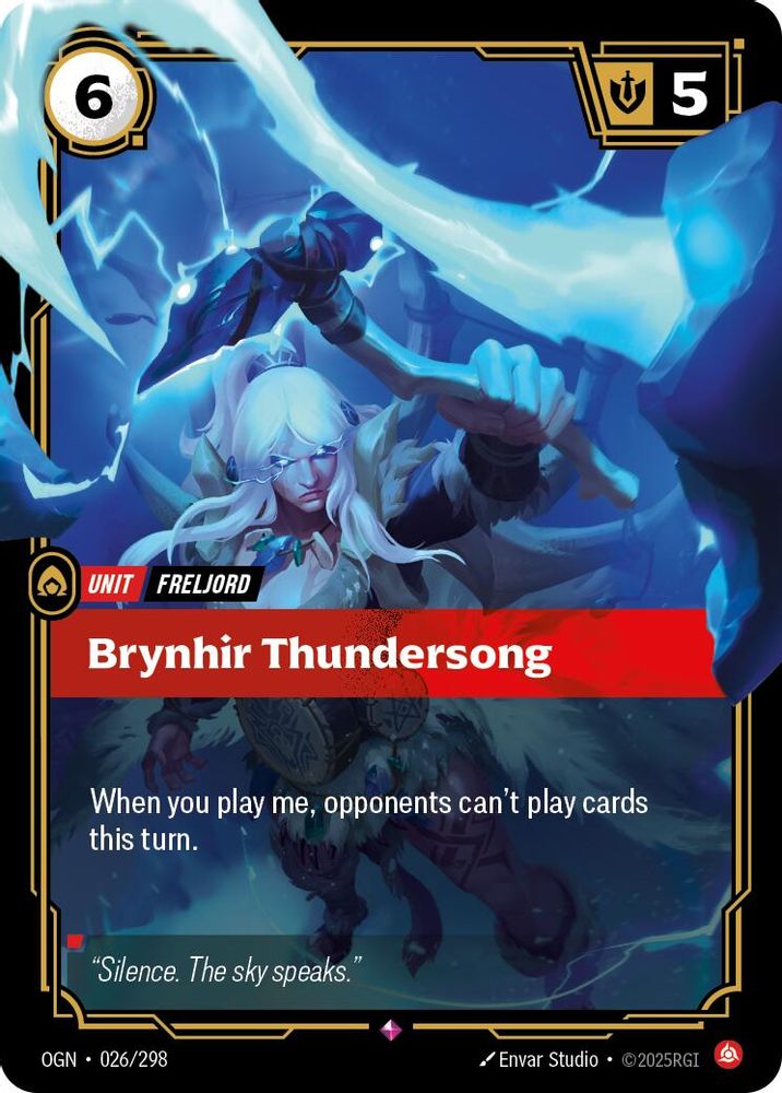 Brynhir Thundersong card