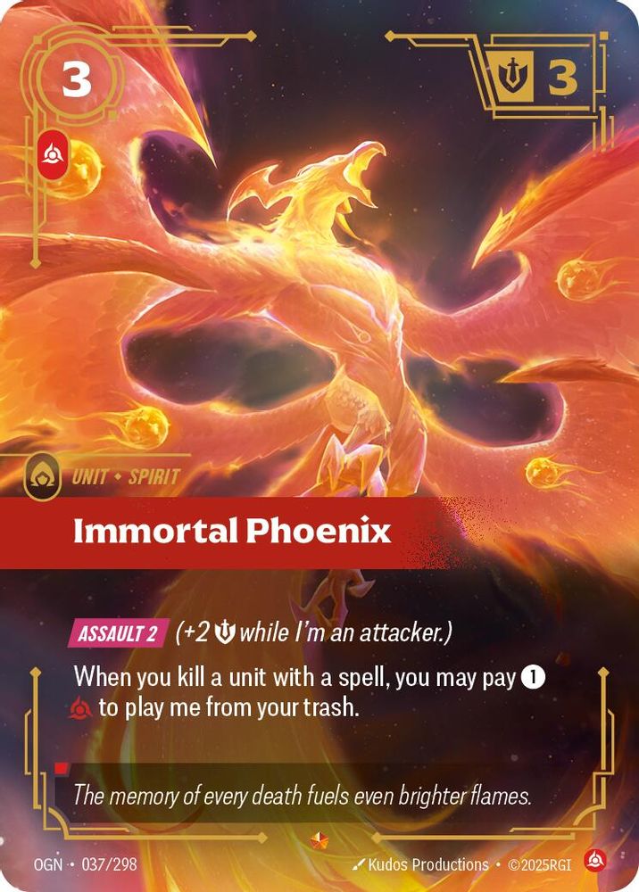 Immortal Phoenix card