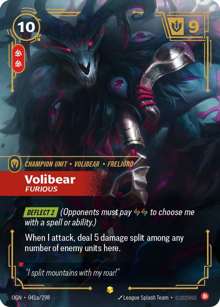 Volibear - Furious (Alternate Art) card