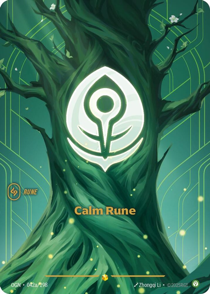 Calm Rune (Alternate Art) card