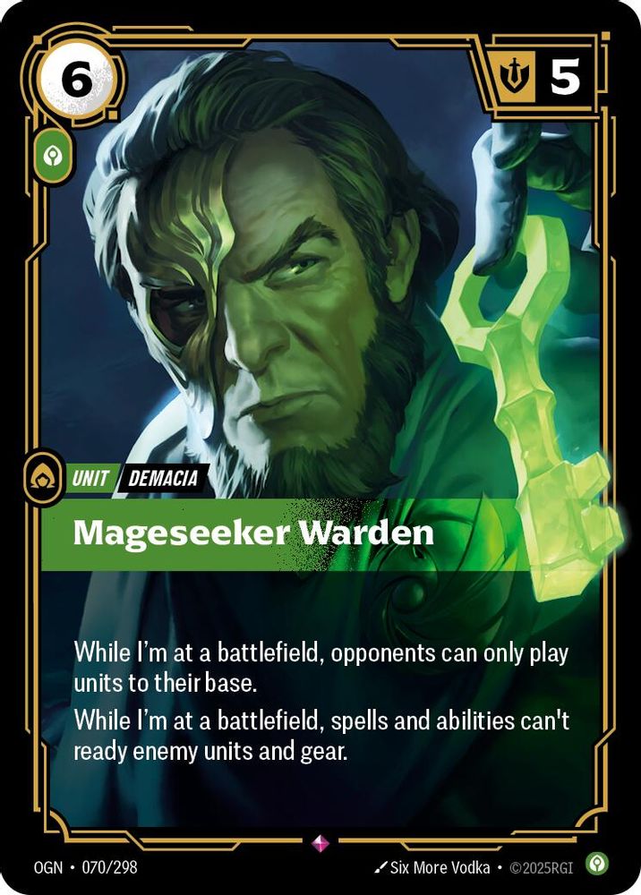 Mageseeker Warden card