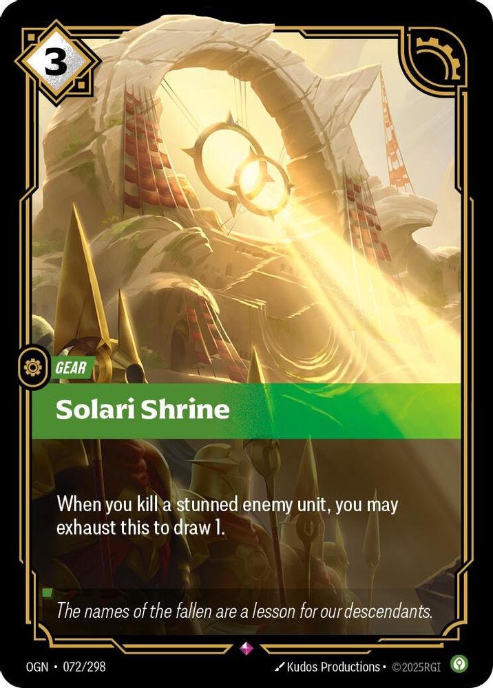Solari Shrine card