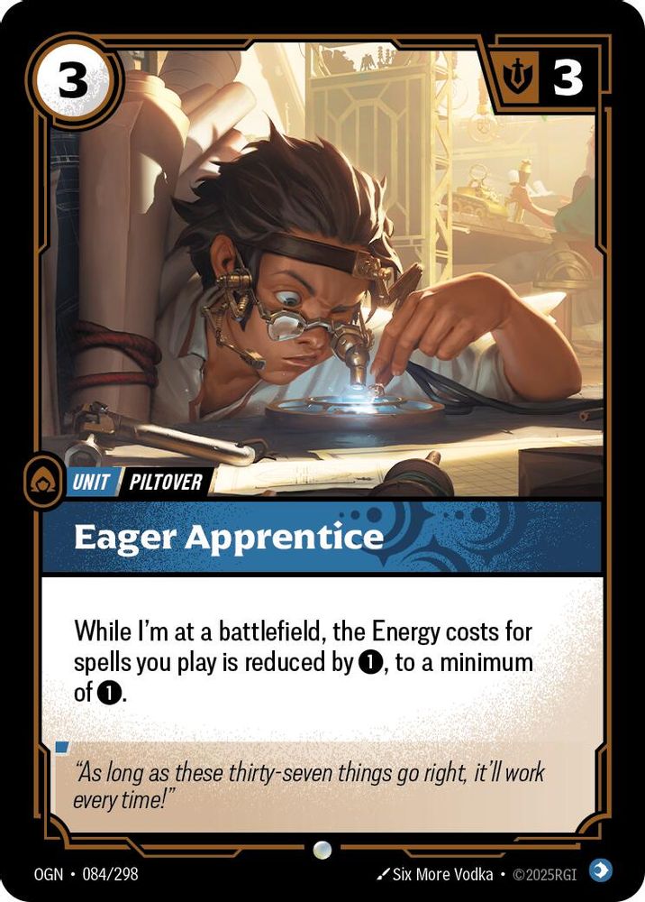 Eager Apprentice card