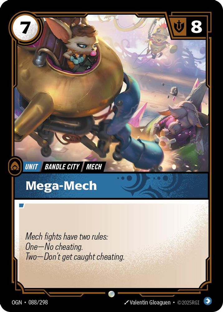 Mega-Mech card