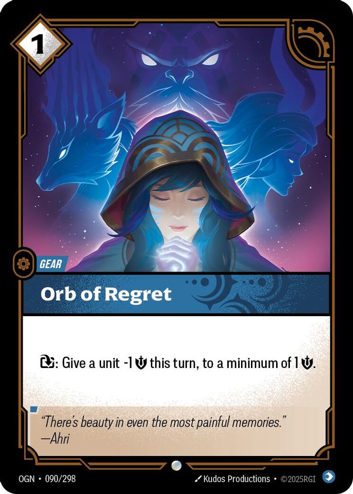 Orb of Regret card