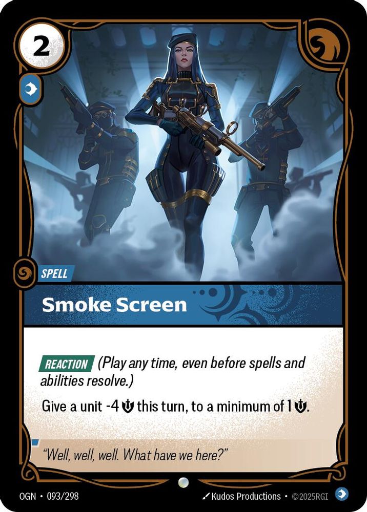 Smoke Screen card