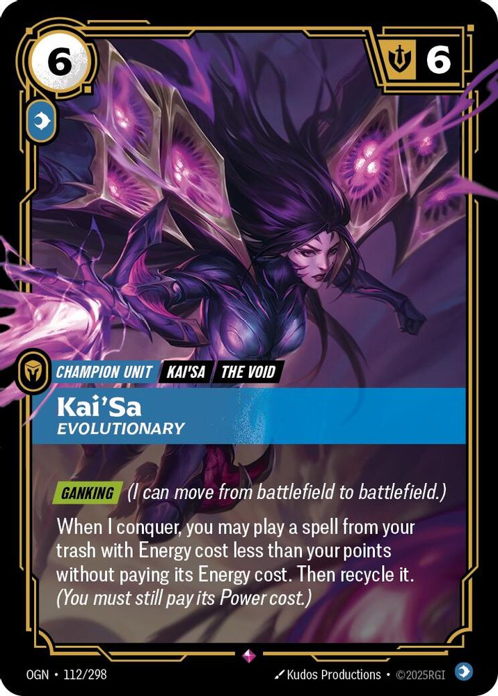 Kai'Sa - Evolutionary card