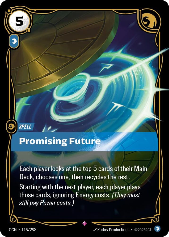 Promising Future card