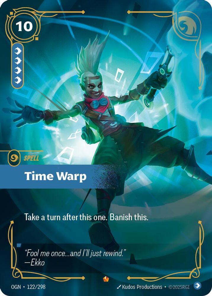 Time Warp card