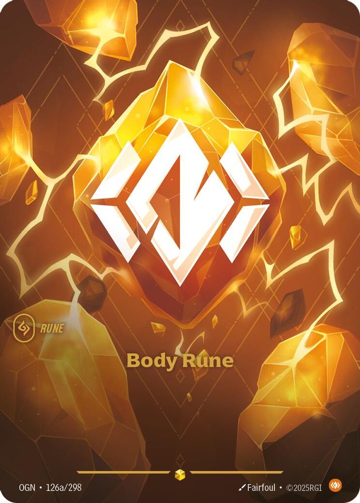 Body Rune (Alternate Art) card