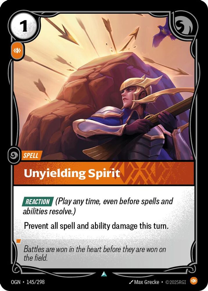 Unyielding Spirit card