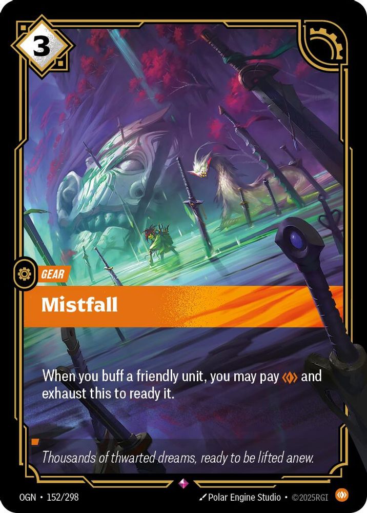Mistfall card