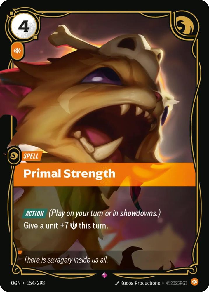 Primal Strength card