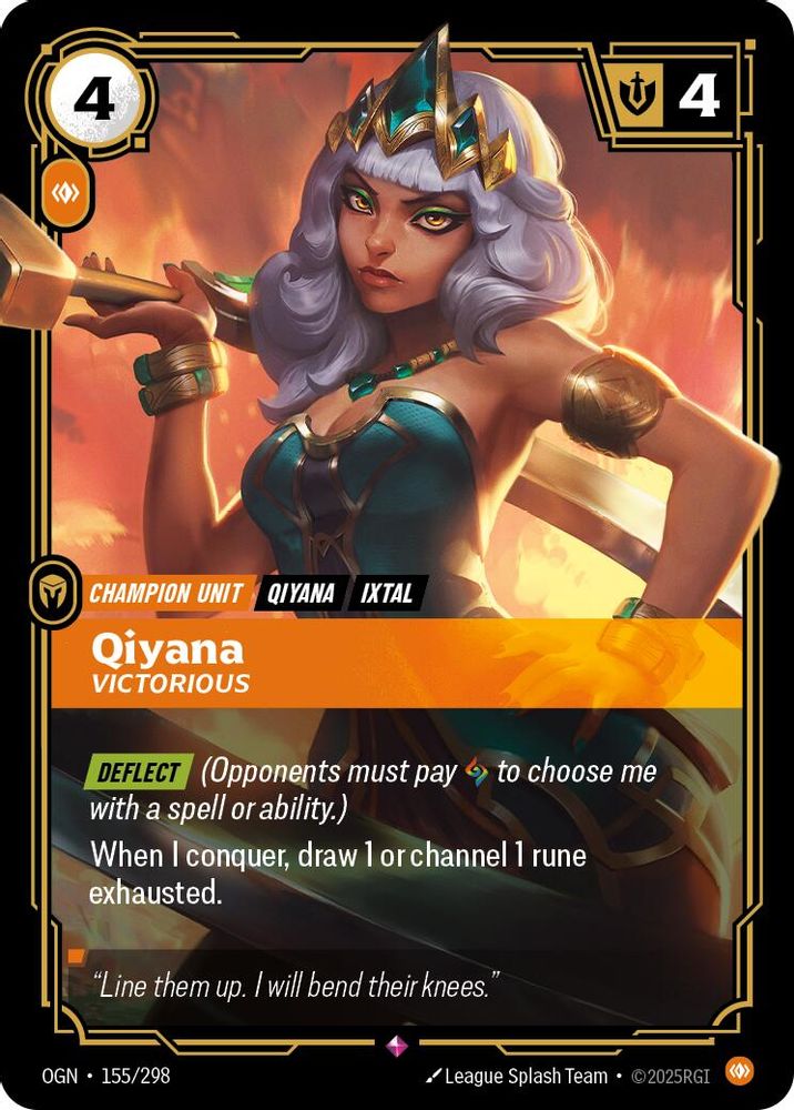 Qiyana - Victorious card