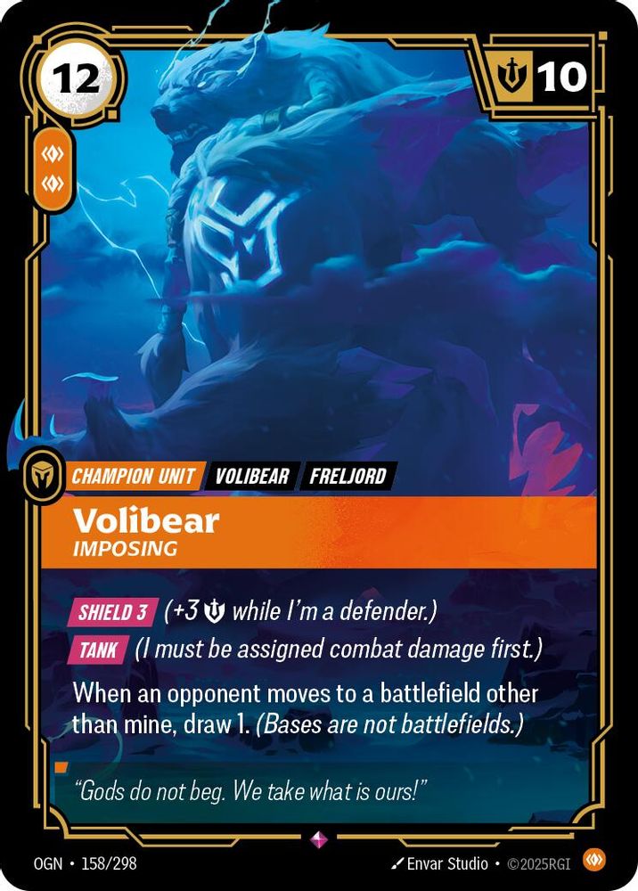 Volibear - Imposing card