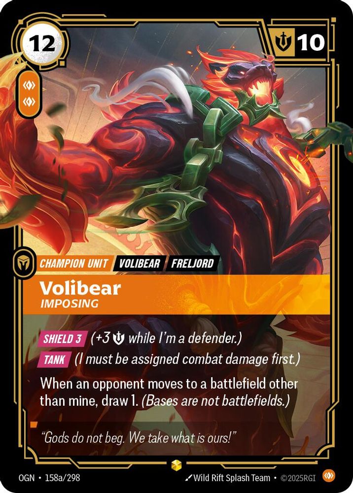 Volibear - Imposing (Alternate Art) card