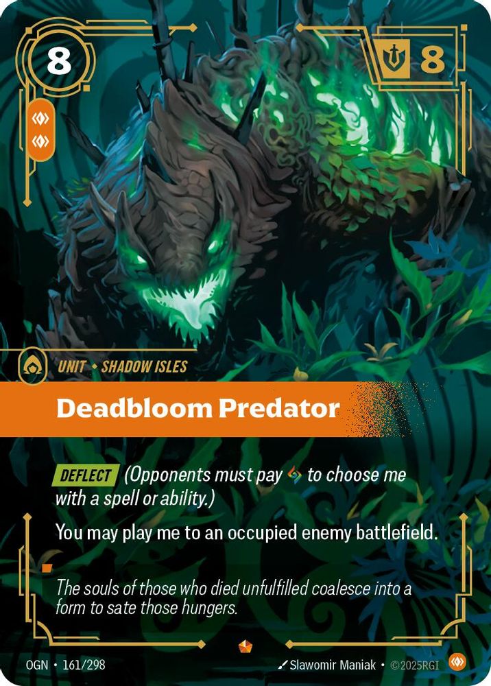 Deadbloom Predator card