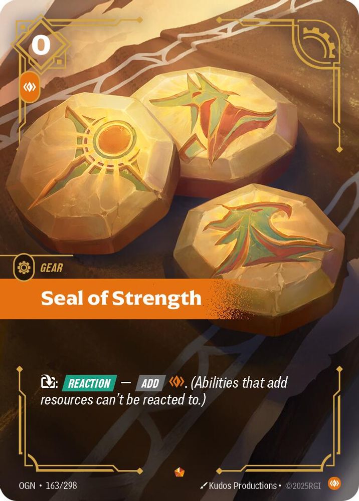 Seal of Strength card