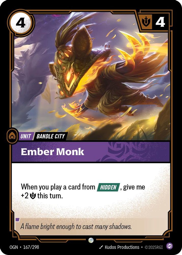 Ember Monk card