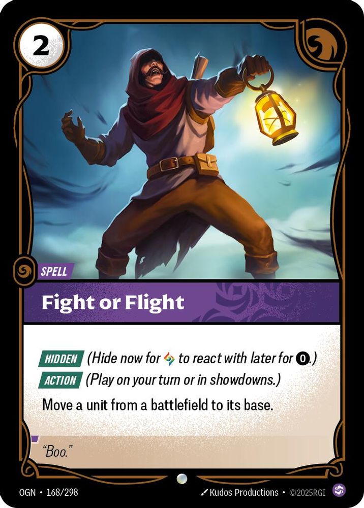 Fight or Flight card