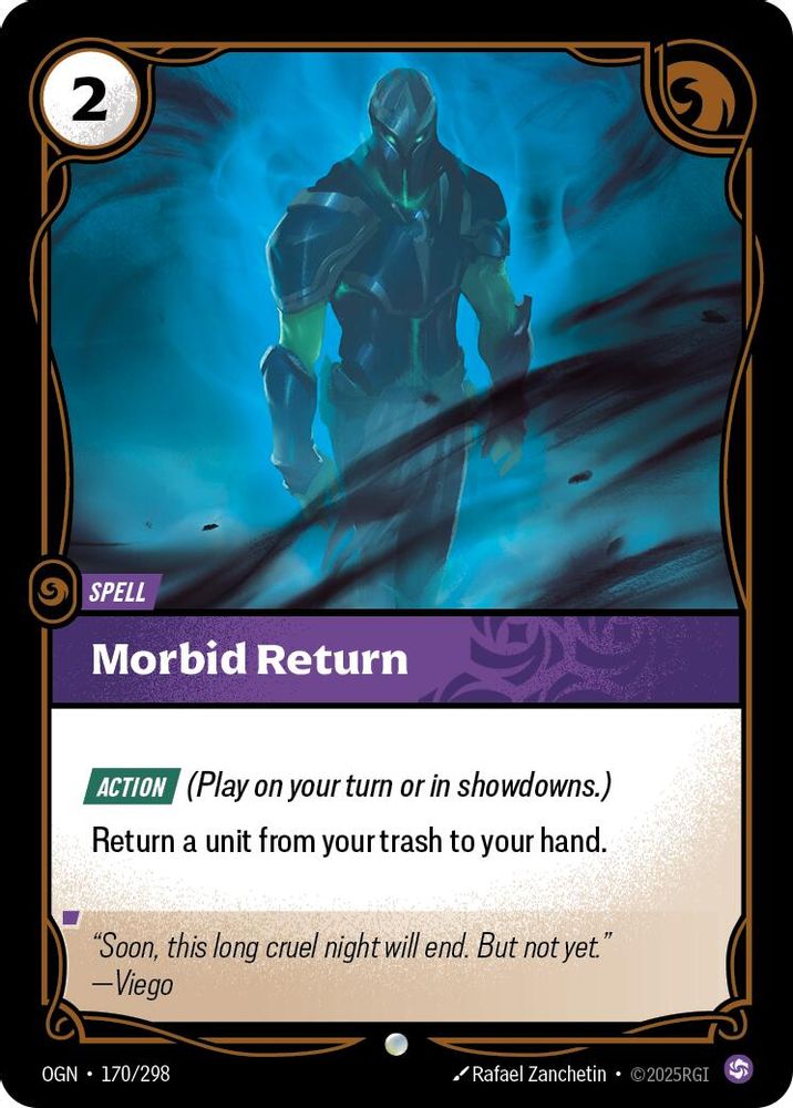Morbid Return card