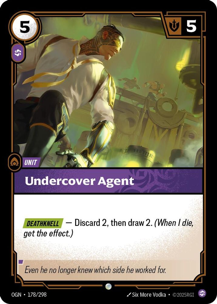 Undercover Agent card