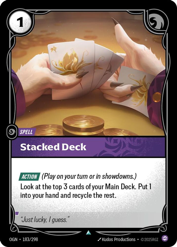 Stacked Deck card