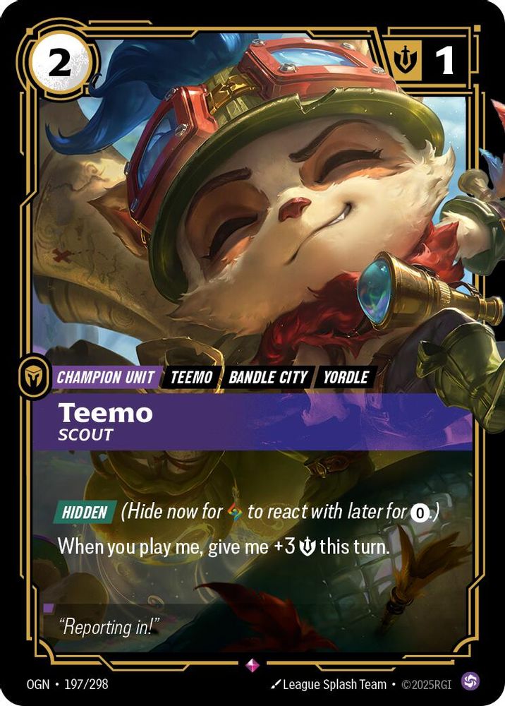 Teemo - Scout card