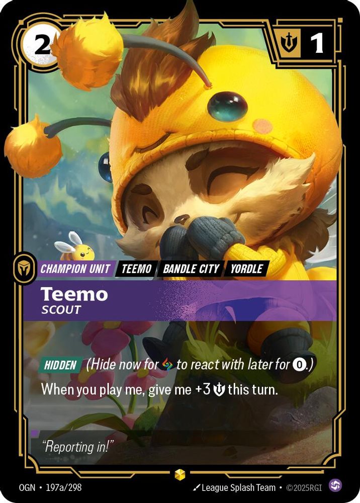 Teemo - Scout (Alternate Art) card