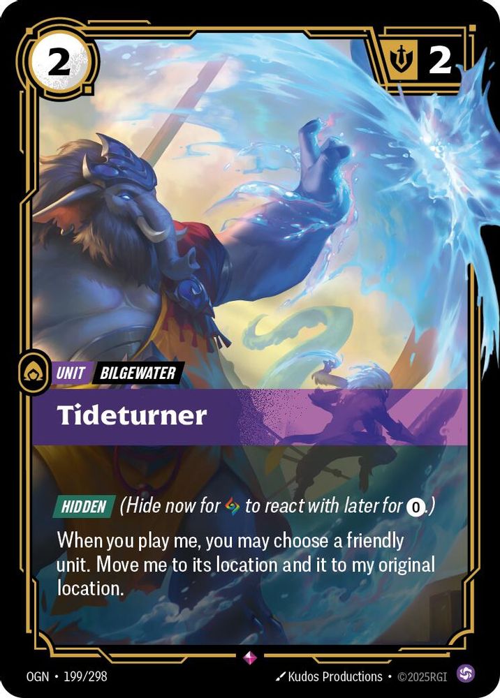 Tideturner card
