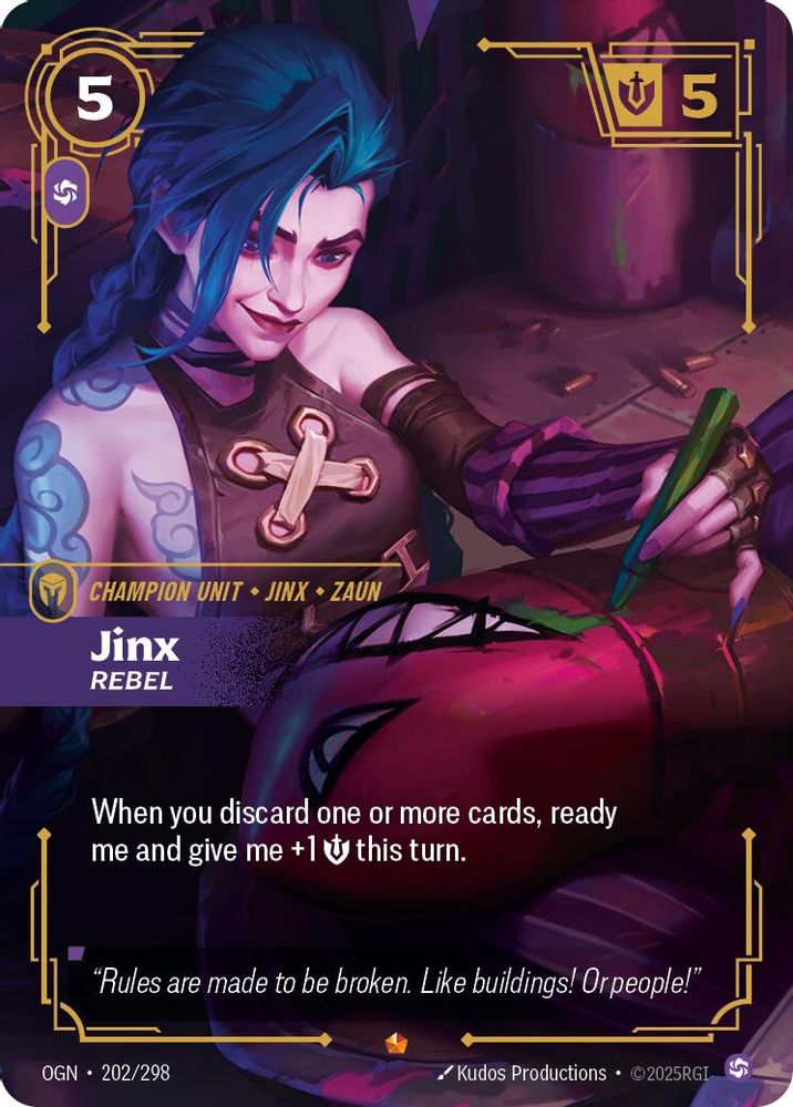 Jinx - Rebel card
