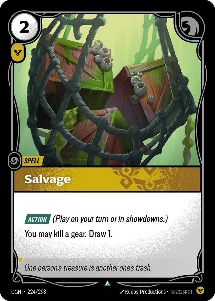 Salvage card