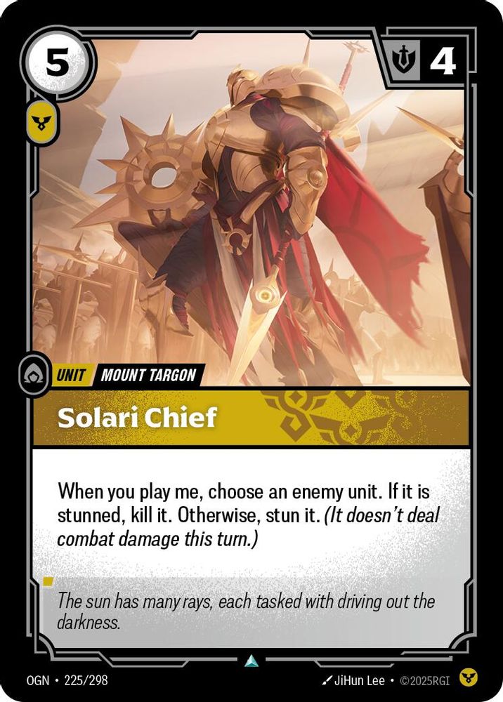 Solari Chief card