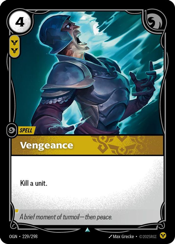 Vengeance card