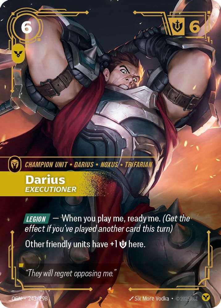 Darius - Executioner card