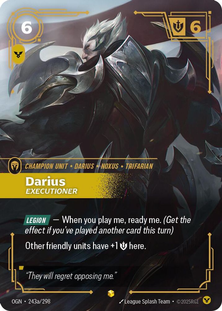 Darius - Executioner (Alternate Art) card