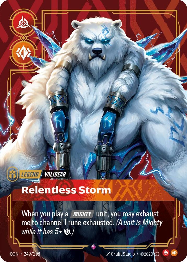 Volibear - Relentless Storm card