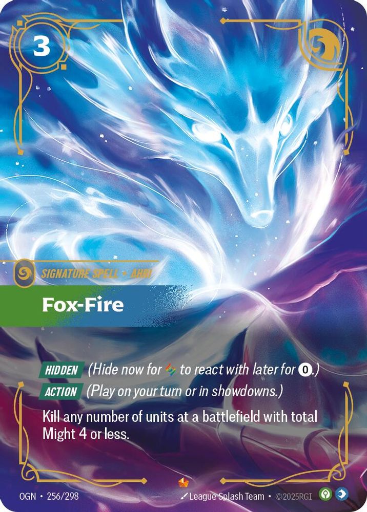 Fox-Fire card