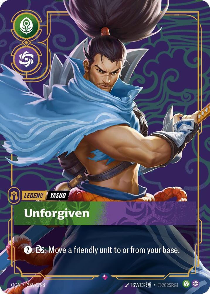 Yasuo - Unforgiven card