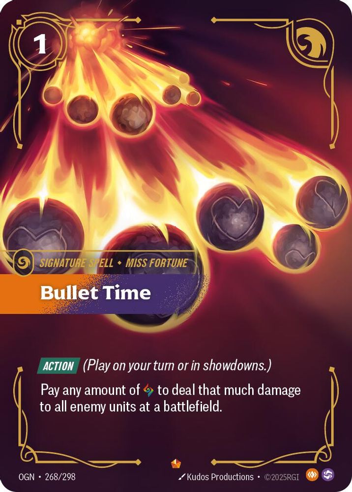 Bullet Time card