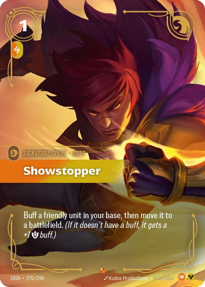 Showstopper card