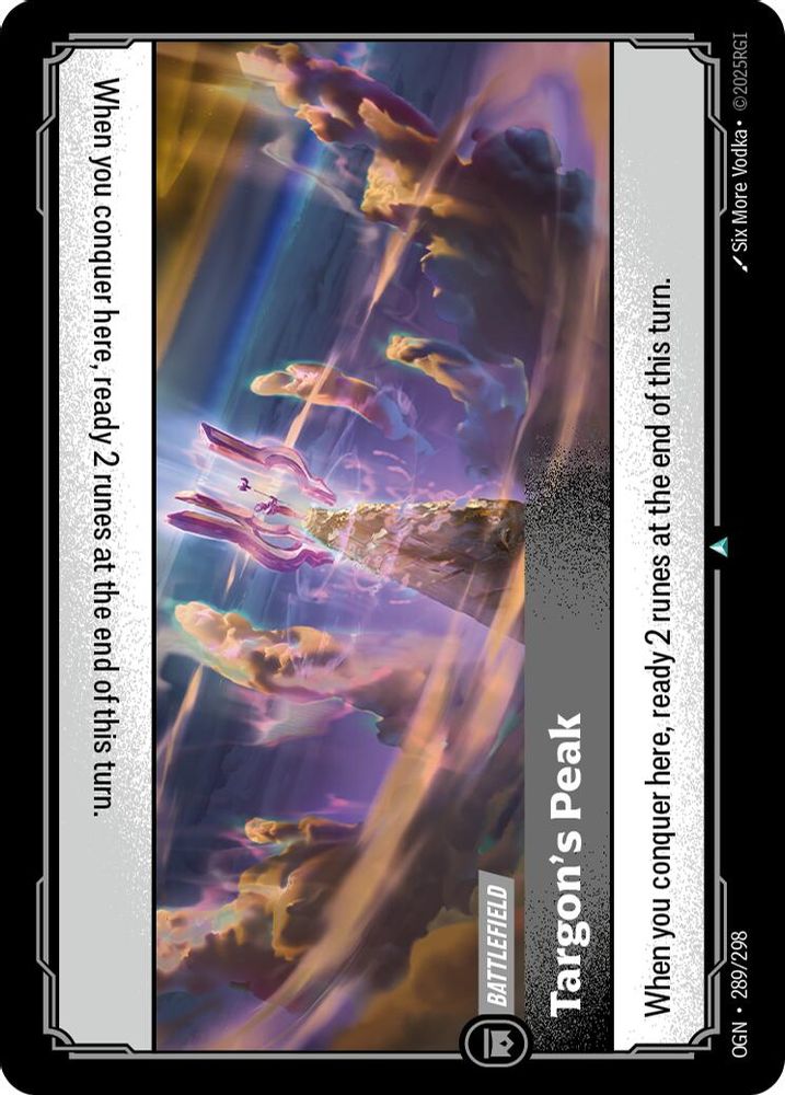 Targon's Peak card