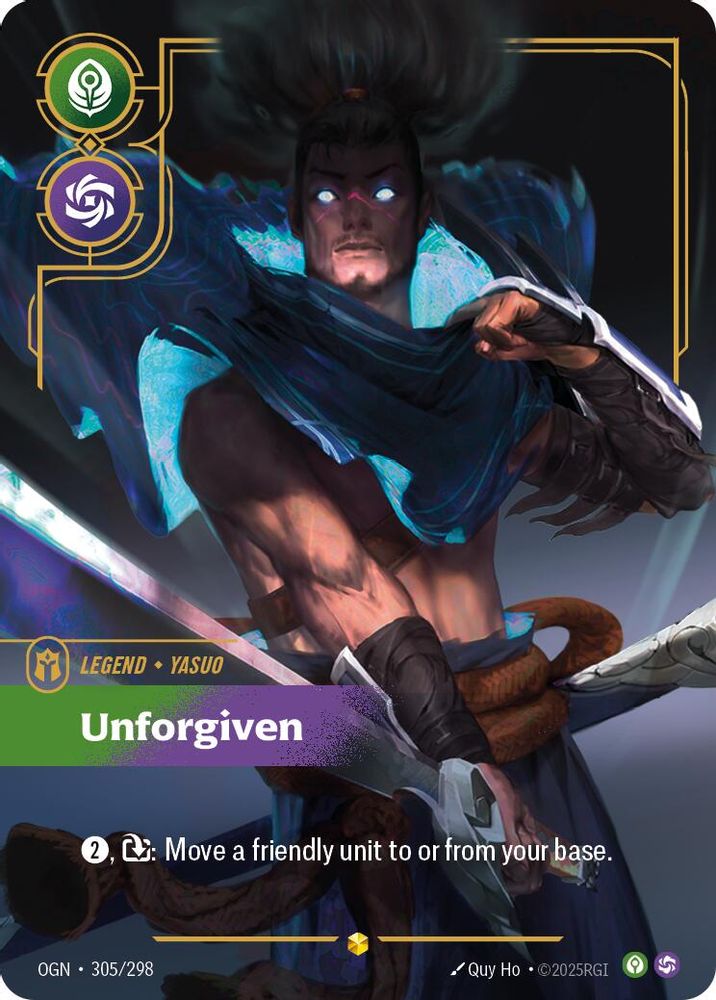 Yasuo - Unforgiven (Overnumbered) card