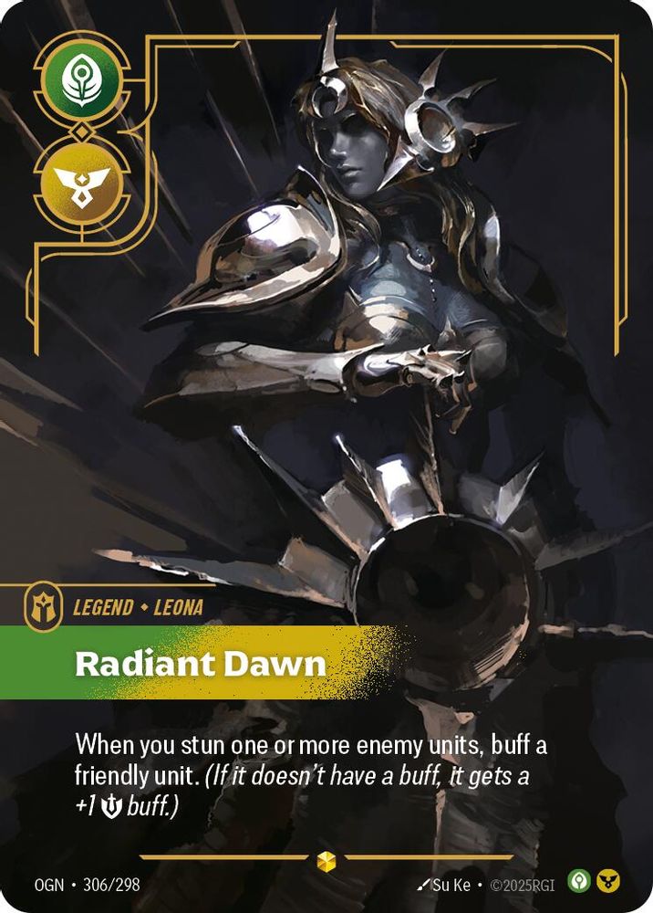 Leona - Radiant Dawn (Overnumbered) card