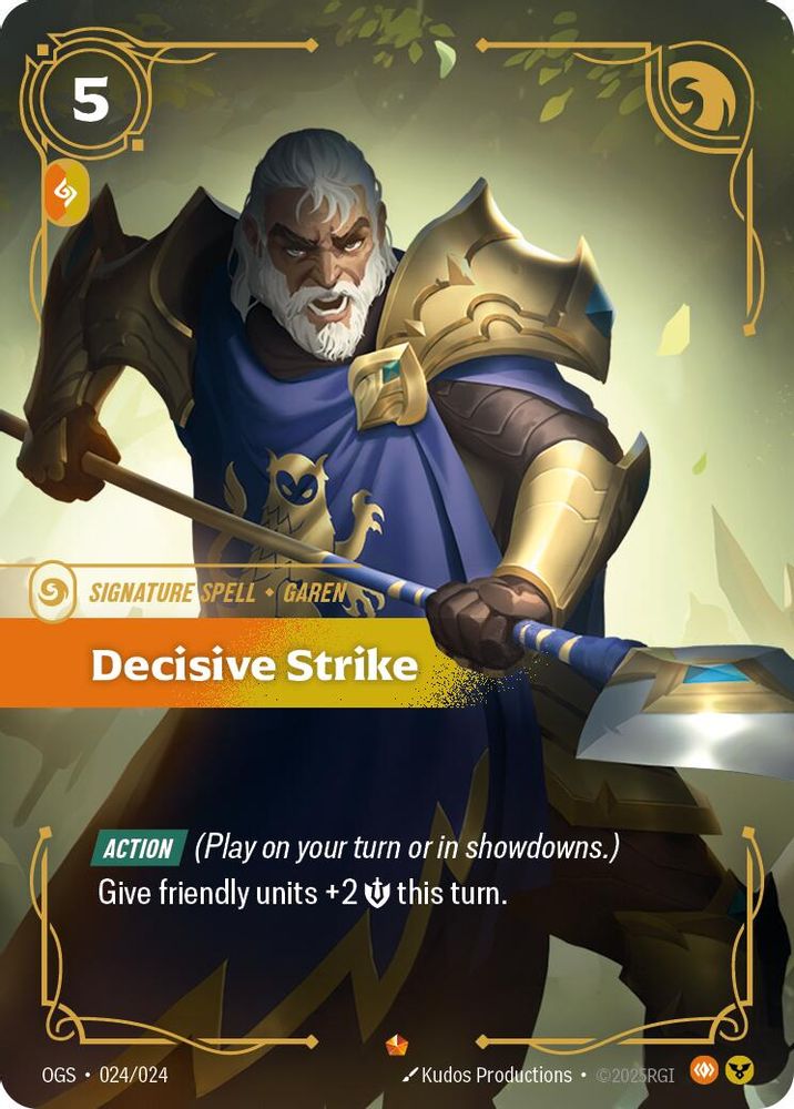 Decisive Strike card