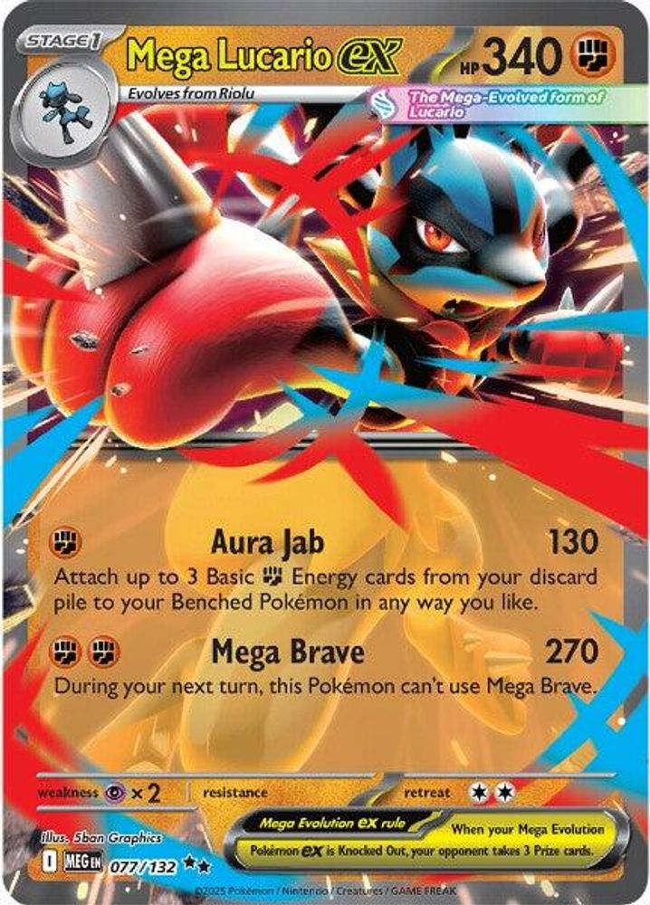 Kortet Mega Lucario ex