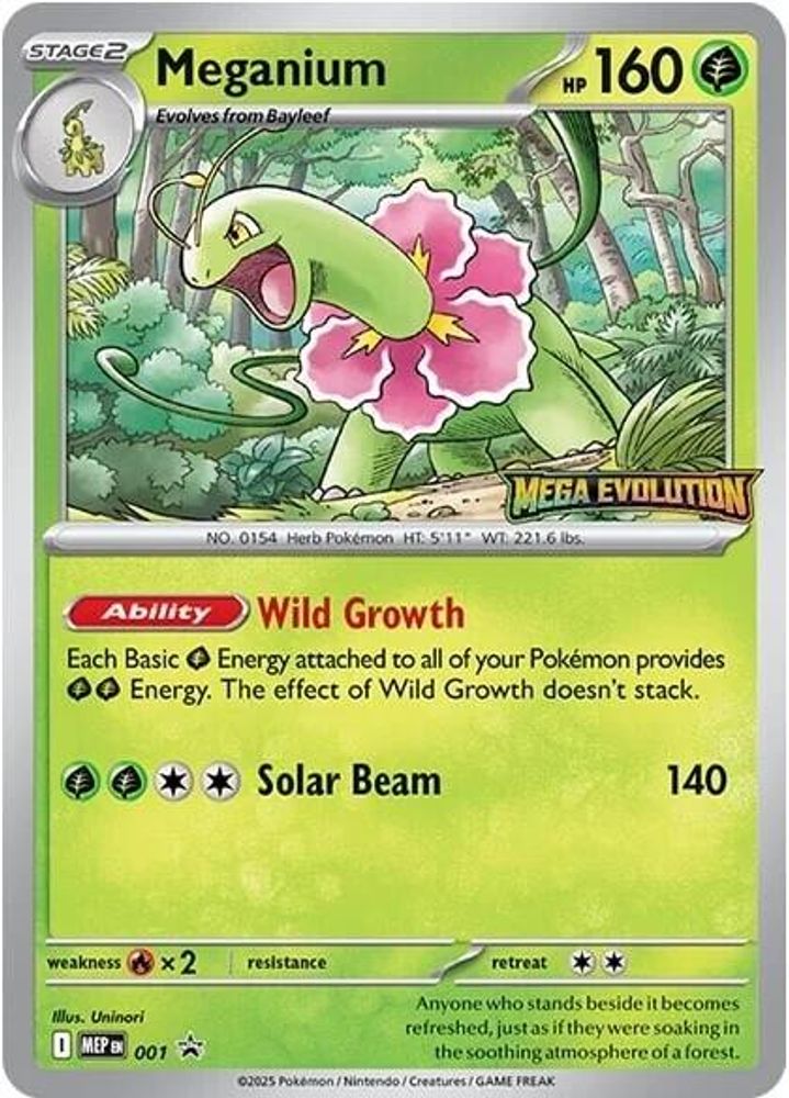 Kortet Meganium
